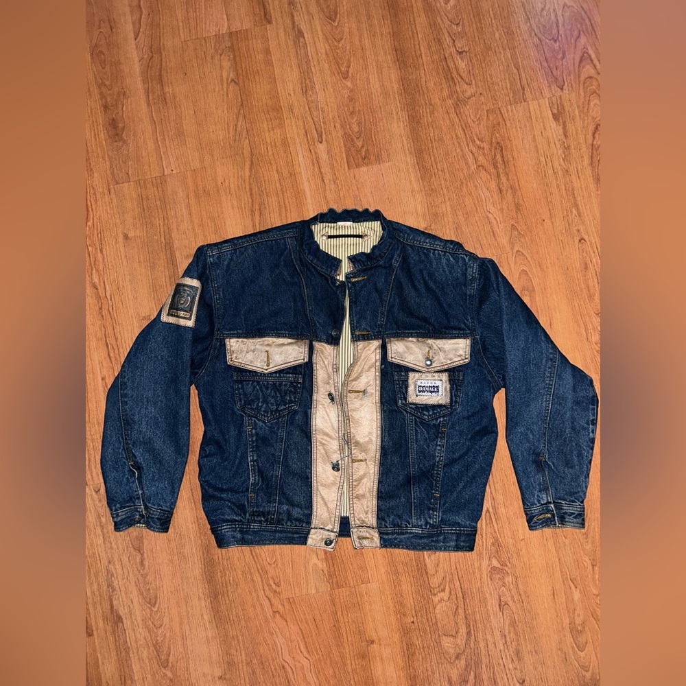 Vintage Major Damage Denim Jacket XL
